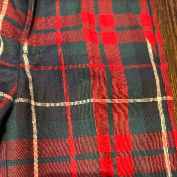 Janie and jack Red and Blue Plaid Pants - Picture 2 of 4
